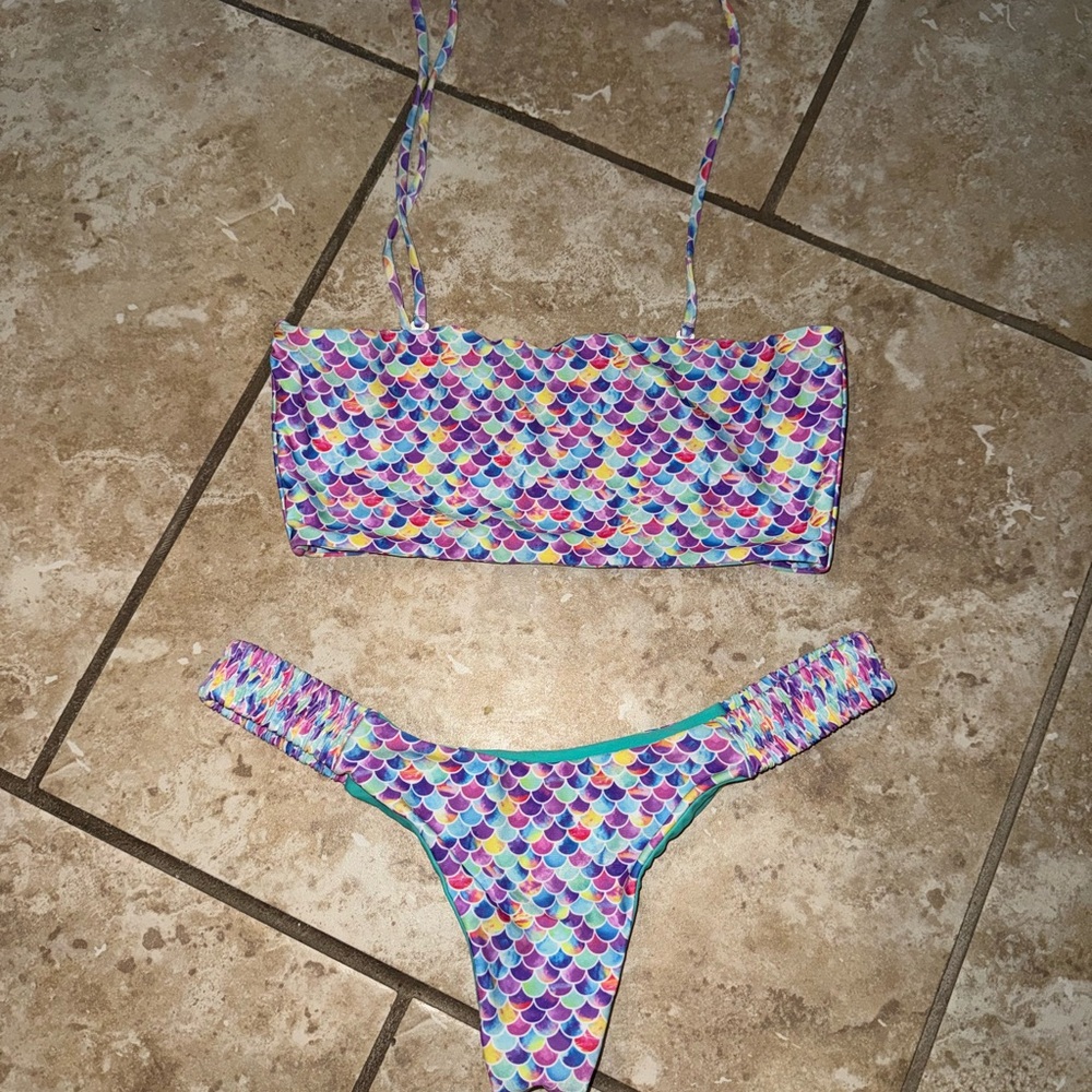 Moana Bikini Purple and Blue Swimwear Bikinis